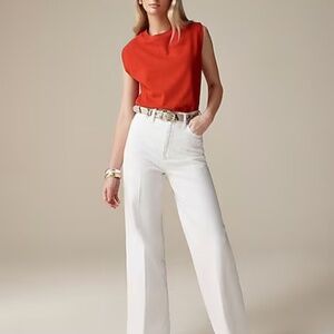 J CREW WIDE LEG DENIM TROUSER
